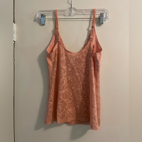 Danskin Intimates Rose Pink Lacy Camisole Size Medium - Picture 8 of 10